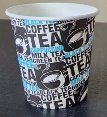6.5 OZ PAPER CUP HD  BLACK & BLUE(25*20)
