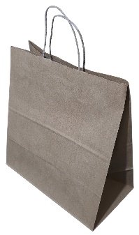 KRAFT PAPER BAG 29*30*16 BROWN WITH TWISTED HANDLE UNPRT