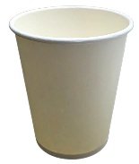 8OZ PAPER CUP PLAIN WHITE (25*40)