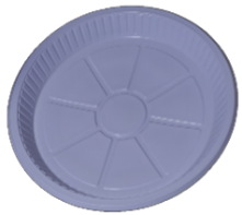 10 INCH ROUND PLATE WHITE (25X20 PCS)