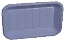 PLASTIC V1 TRAY - PP WHITE (1X10KG) (Offer)